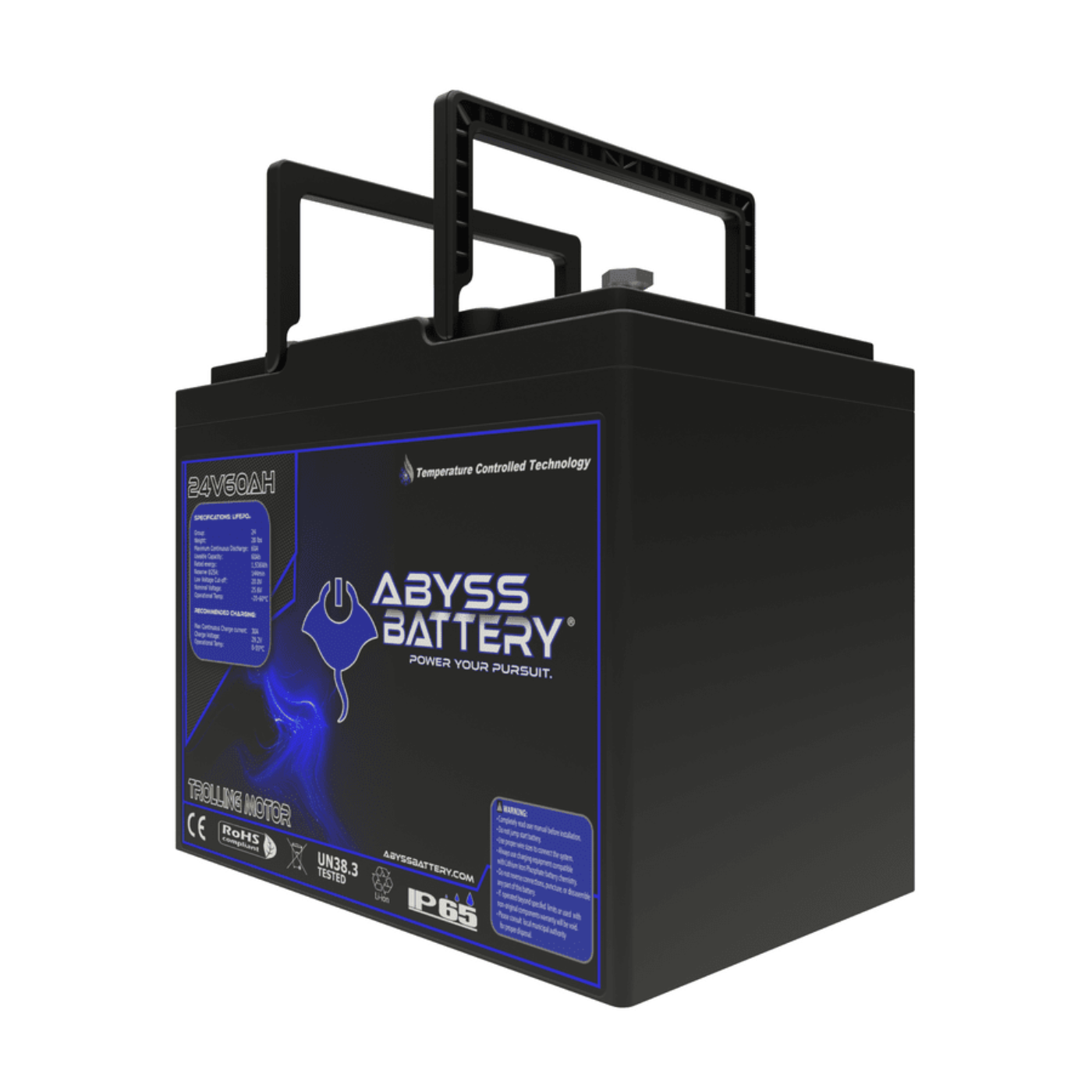 Abyss Battery 24v 60ah Lithium Trolling Motor Battery - AB-24V60-BT