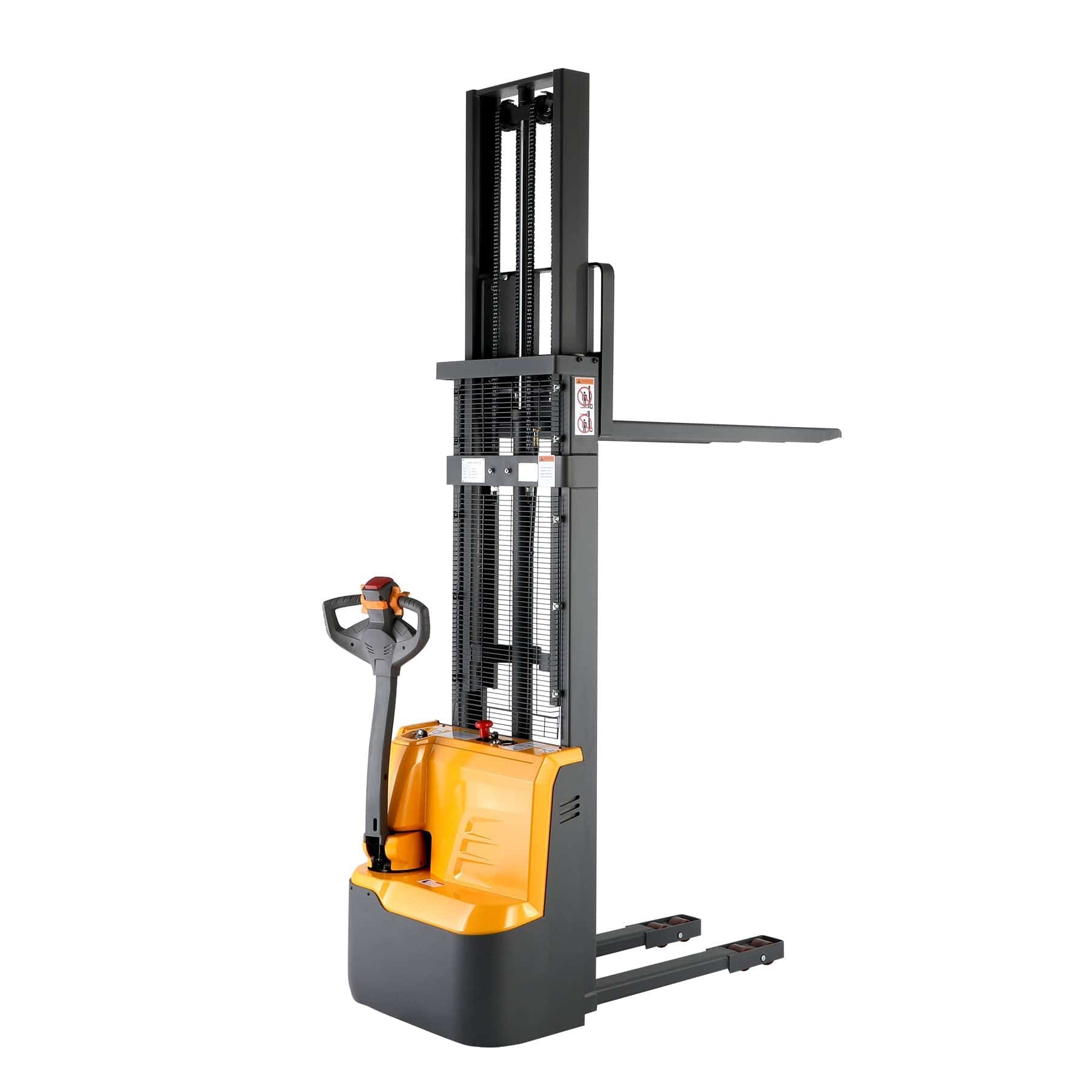Apollolift Powered Forklift Full Electric Walkie Stacker 3300lbs Cap. Fixed Legs.118" Lifting A-3034