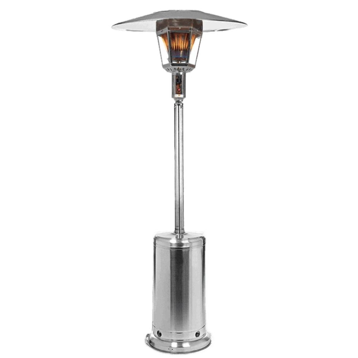 RADtec Real Flame 96-Inch Tall Stainless Steel Propane Patio Heater (RF1-MT-STN-STL)
