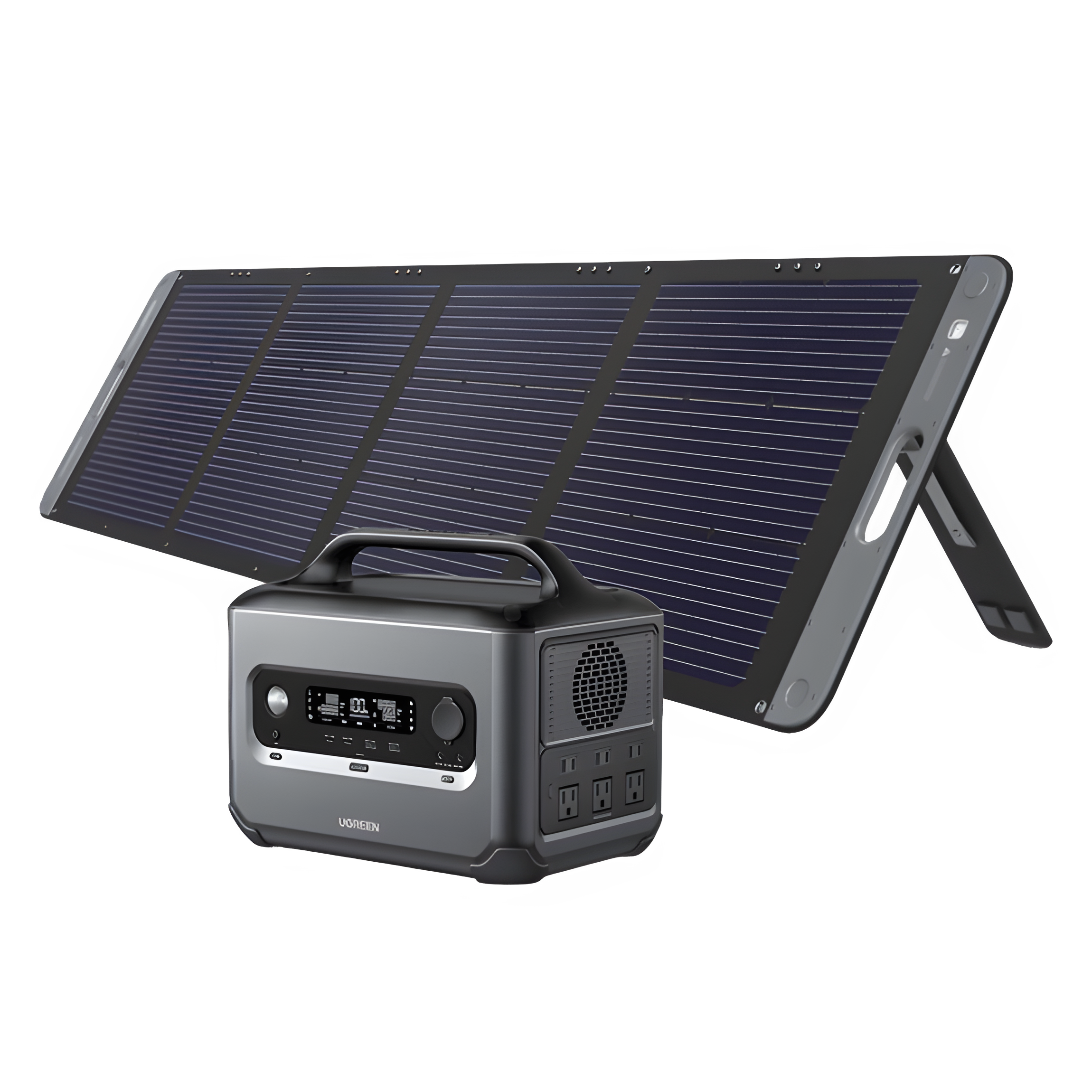 Ugreen PowerRoam 1200W 1024Wh LiFePO4 Battery Backup Solar Generator + 1x 200W Solar Panel - 90997